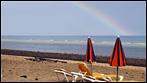 Fuerteventura - Fotos der Woche - Regenbogen am Strand der Boca de Mal Nombre
