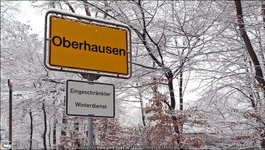Oberhausen - eingeschränkter Winterdienst